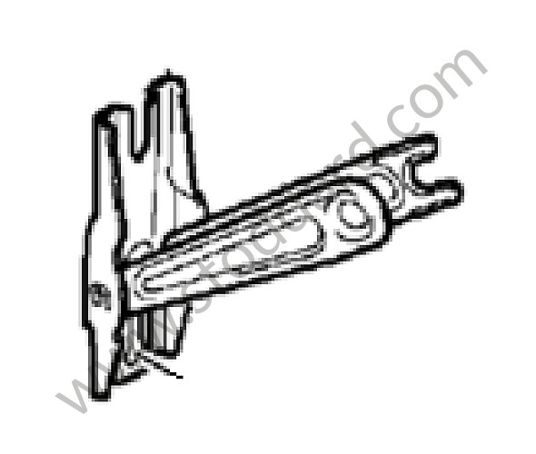 95542316511 - BRACKET for Porsche Cayenne 955 03-06 &bull; 2003 &bull; Cayenne V6 &bull; Automatic Gearbox