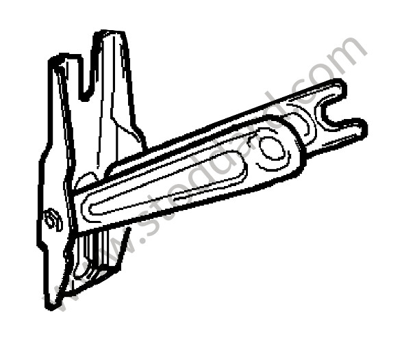 95542316511 - BRACKET for Porsche Cayenne 957 07-10 &bull; 2007 &bull; Cayenne S V8 &bull; Automatic Gearbox
