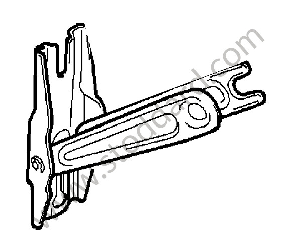 95542316511 - BRACKET for Porsche Cayenne 957 07-10 &bull; 2008 &bull; Cayenne Gts &bull; Manual Gearbox, 6 Speed