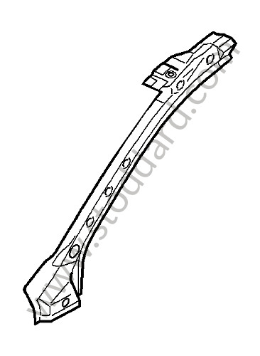 95550219401GRV - REINFORCEMENT for Porsche Cayenne 957 07-10 &bull; 2010 &bull; Turbo E81 &bull; Automatic Gearbox