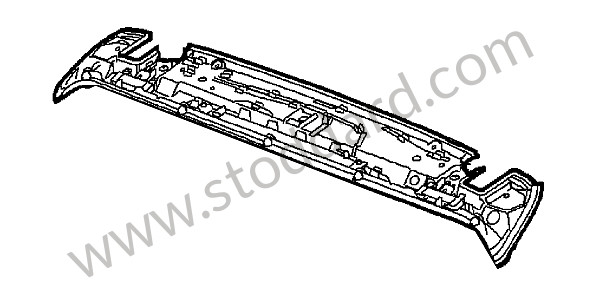 95551293304 - REAR SPOILER for Porsche Cayenne 957 07-10 &bull; 2007 &bull; Cayenne V6 &bull; Automatic Gearbox