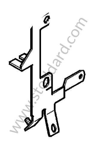 95560720811 - SUPPORT for Porsche Cayenne 957 07-10 &bull; 2010 &bull; Cayenne V6 &bull; Manual Gearbox, 6 Speed