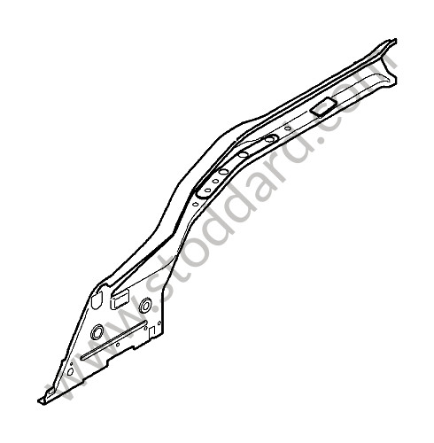 98750117802GRV - BRACKET for Porsche Boxster 987 09-12 &bull; 2012 &bull; Boxster S 3.4 Black Edition &bull; Cabrio &bull; Pdk Gearbox