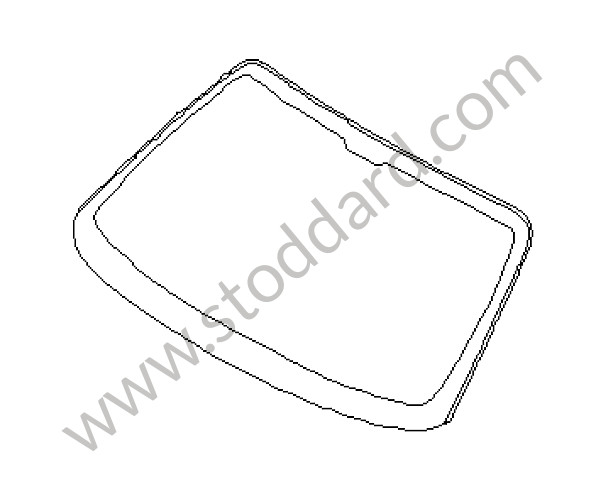98754191118 - WINDSCREEN for Porsche Cayman 987C 06-08 &bull; 2007 &bull; Cayman 2.7 &bull; Automatic Gearbox