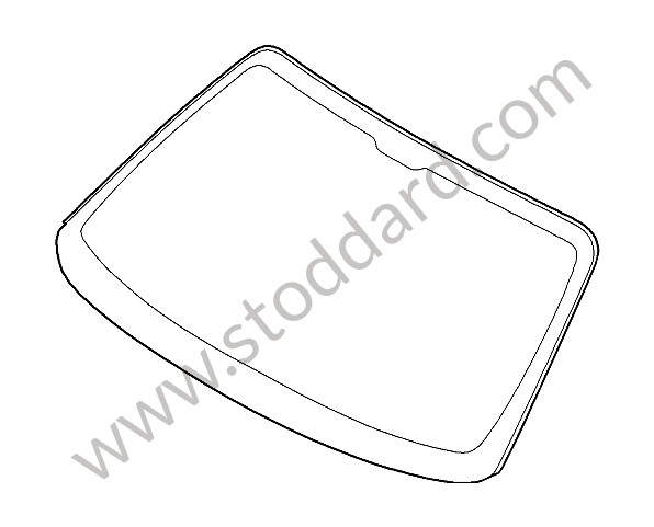 98754191118 - WINDSCREEN for Porsche Boxster 987 09-12 &bull; 2010 &bull; Boxster S 3.4 &bull; Cabrio &bull; Pdk Gearbox