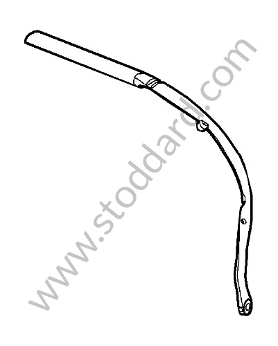 98756123703 - ROOF STRUT for Porsche Boxster 987 09-12 &bull; 2012 &bull; Boxster 2.9 &bull; Cabrio &bull; Pdk Gearbox