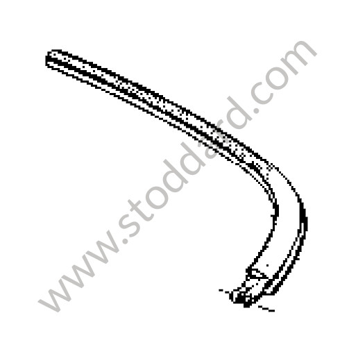98756104101 - ROOF STRUT for Porsche Boxster 987 05-08 &bull; 2005 &bull; Boxster 2.7 &bull; Cabrio &bull; Automatic Gearbox