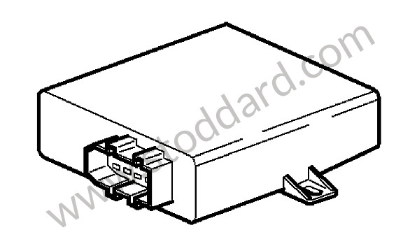98761845001 - CONTROL UNIT for Porsche Cayman 987C 09-12 &bull; 2012 &bull; Cayman S 3.4 &bull; Pdk Gearbox