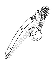 SEAT BELT speed yellow / speed yellow (V02) / LEFT / OPTION: SEAT BELTS IN YELLOW (Option code: IXSY) (98780303304V02)