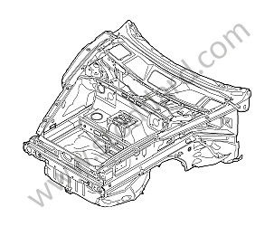 BODY FRONT SECTION Left-hand drive / OPTION: ALL-WHEEL DRIVE (Option code: I339) (99750191104GRV)
