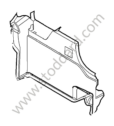 99755105131A31 - LINING for Porsche 997 Turbo 10-13 &bull; 2011 &bull; 997 Turbo S &bull; Coupe &bull; Pdk Gearbox