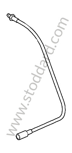 99761206125 - CONNECTING LINE for Porsche Boxster 987 09-12 &bull; 2010 &bull; Boxster 2.9 &bull; Cabrio &bull; Pdk Gearbox
