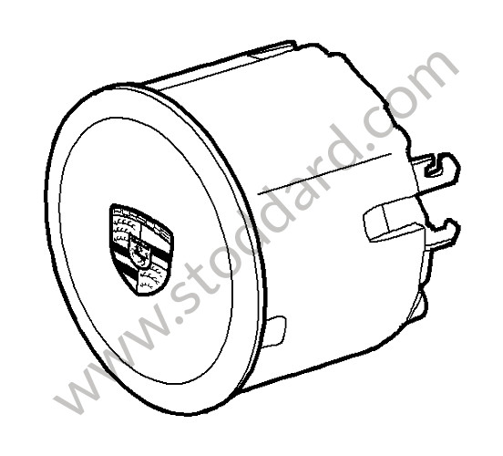 997803089288W7 - AIRBAG UNIT for Porsche Boxster 987 09-12 &bull; 2009 &bull; Boxster 2.9 &bull; Cabrio &bull; Manual Gearbox, 6 Speed