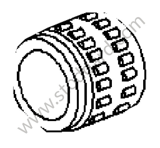 99920171902 - NEEDLE-ROLLER BEARING for Porsche 997 Turbo 07-09 &bull; 2008 &bull; 997 Gt2 &bull; Coupe &bull; Manual Gearbox, 6 Speed