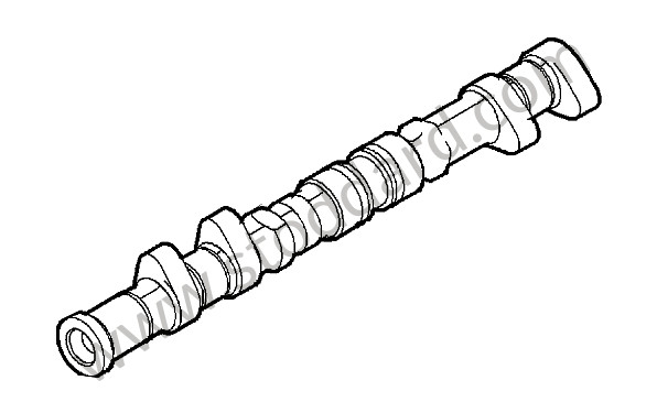 9A110522703 - CAMSHAFT for Porsche Cayman 987C 09-12 &bull; 2009 &bull; Cayman 2.9 &bull; Manual Gearbox, 6 Speed
