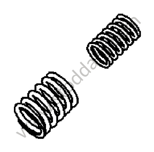 9A110518001 - VALVE SPRING for Porsche Cayman 987C 09-12 &bull; 2009 &bull; Cayman 2.9 &bull; Pdk Gearbox