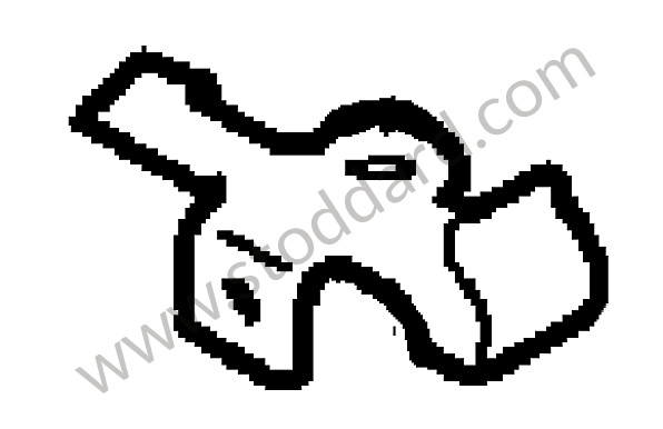 9A111024604 - SUPPORT for Porsche Boxster 987 09-12 &bull; 2012 &bull; Boxster 2.9 Black Edition &bull; Cabrio &bull; Pdk Gearbox