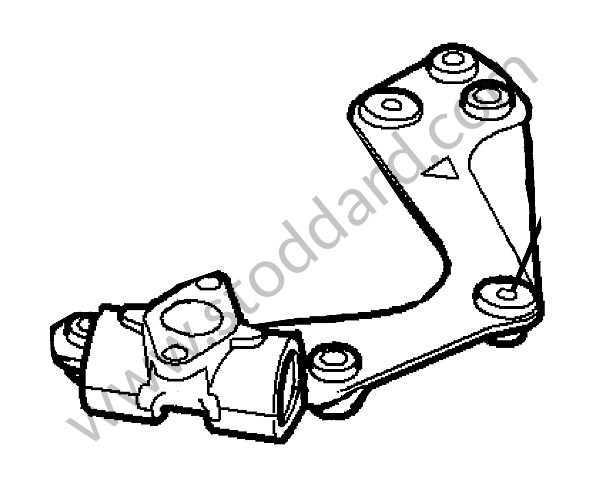 9A111313701 - BRACKET for Porsche Boxster 987 09-12 &bull; 2012 &bull; Boxster 2.9 &bull; Cabrio &bull; Pdk Gearbox