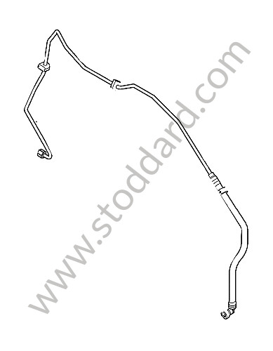 9A111090522 - FUEL LINE for Porsche Boxster 987 09-12 &bull; 2011 &bull; Boxster Spyder 3.4 &bull; Cabrio &bull; Manual Gearbox, 6 Speed