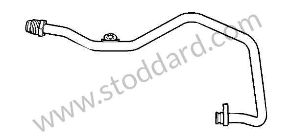 9A111301802 - CONNECTING LINE for Porsche Boxster 987 09-12 &bull; 2009 &bull; Boxster 2.9 &bull; Cabrio &bull; Manual Gearbox, 6 Speed