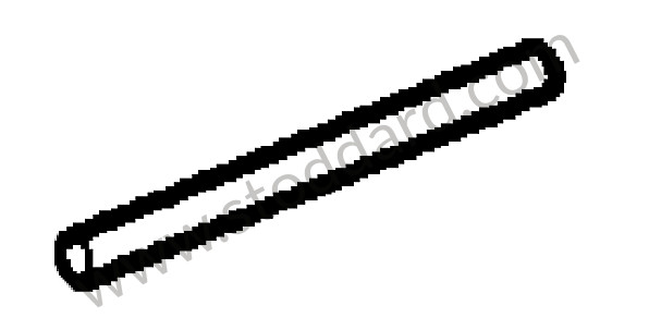 90091806740 - PIPE for Porsche 997 Gt3 / Gt3-2 &bull; 2011 &bull; 997 Gt3 Rs 3.8 &bull; Coupe &bull; Manual Gearbox, 6 Speed