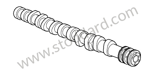 95510524201 - CAMSHAFT for Porsche Cayenne 957 07-10 &bull; 2008 &bull; Cayenne V6 &bull; Manual Gearbox, 6 Speed