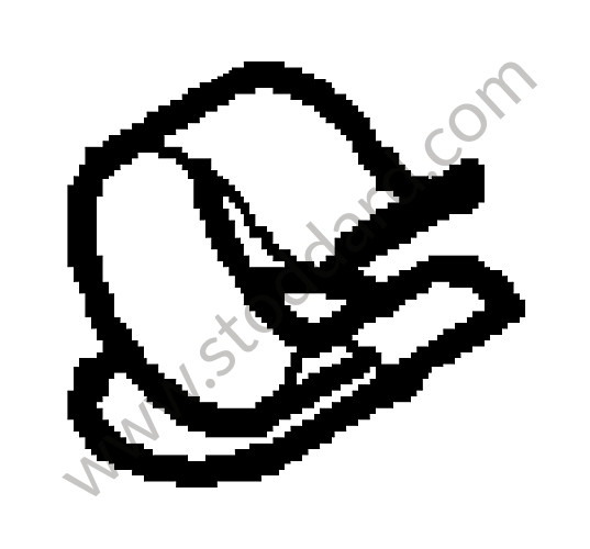 95562826001 - HOSE HOLDER for Porsche Cayenne 957 07-10 &bull; 2010 &bull; Cayenne Gts &bull; Automatic Gearbox