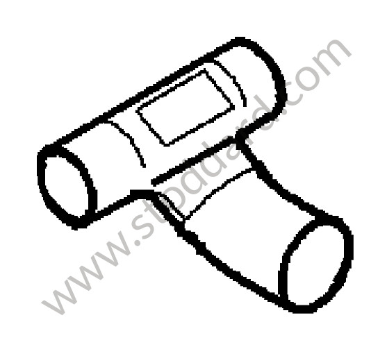 98711135330 - EXHAUST PIPE for Porsche Cayman 987C 09-12 &bull; 2009 &bull; Cayman 2.9 &bull; Manual Gearbox, 6 Speed