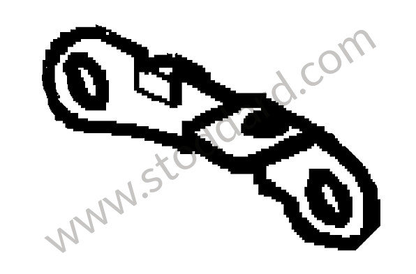98711621411 - SUPPORT for Porsche Boxster 987 09-12 &bull; 2010 &bull; Boxster S 3.4 &bull; Cabrio &bull; Manual Gearbox, 6 Speed