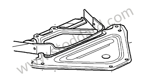 98733116121 - BRACKET for Porsche Cayman 987C 09-12 &bull; 2011 &bull; Cayman 2.9 &bull; Manual Gearbox, 6 Speed