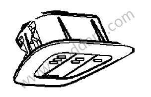 SWITCH matt black / matt black (A05) / OPTION: GARAGE DOOR OPENER 'HOME LINK',315 MHZ (Option code: I607), OPTION: GARAGE DOOR OPENER 'HOME LINK',433 MHZ (Option code: I608) (98761322501A05)