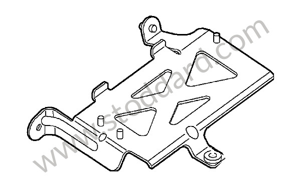 99761816300 - SUPPORT for Porsche 997 Gt3 / Gt3-2 &bull; 2011 &bull; 997 Gt3 Rs 4.0 &bull; Coupe &bull; Manual Gearbox, 6 Speed