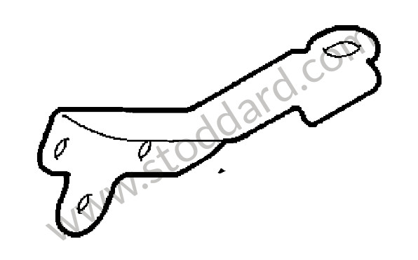 9A110721540 - SUPPORT for Porsche 997 09-12 &bull; 2010 &bull; 997 C2S &bull; Cabrio &bull; Manual Gearbox, 6 Speed