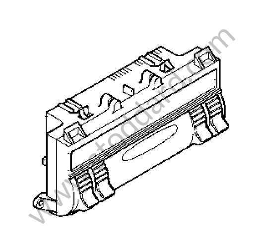 95565320411 - CONTROL PART for Porsche Cayenne 955 03-06 &bull; 2003 &bull; Cayenne S V8 &bull; Manual Gearbox, 6 Speed