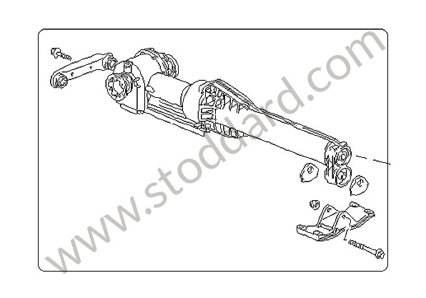 996349010CX - FRONT-AXLE FINAL DRIVE for Porsche 996 Turbo &bull; 2003 &bull; 996 Turbo &bull; Coupe &bull; Automatic Gearbox