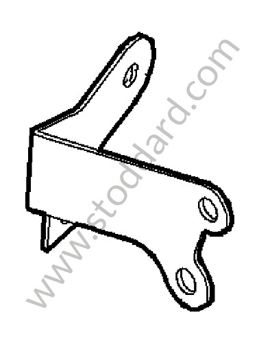 99710645191 - SUPPORT for Porsche 997 Gt3 / Gt3-2 &bull; 2011 &bull; 997 Gt3 Rs 4.0 &bull; Coupe &bull; Manual Gearbox, 6 Speed