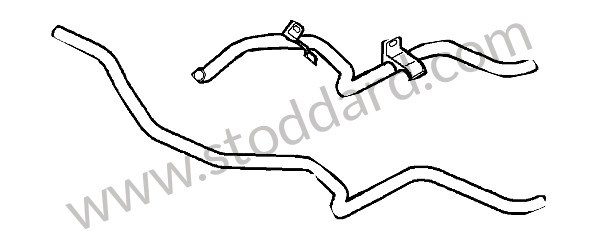 99710618132 - HEATER PIPELINE for Porsche 997 09-12 &bull; 2012 &bull; 997 C2S &bull; Coupe &bull; Manual Gearbox, 6 Speed