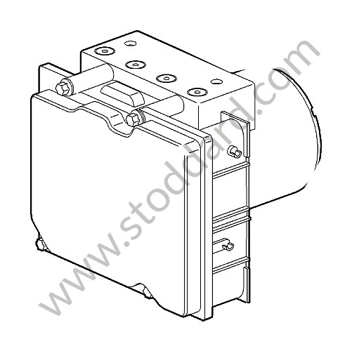 99735595513 - HYDRAULIC UNIT for Porsche 997 09-12 &bull; 2010 &bull; 997 C2 &bull; Coupe &bull; Manual Gearbox, 6 Speed
