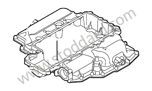 9A110703171 - OIL PAN for Porsche 997 Turbo 10-13 &bull; 2012 &bull; 997 Turbo &bull; Cabrio &bull; Manual Gearbox, 6 Speed