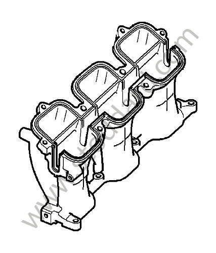 9A111002640 - INTAKE DISTRIBUTOR for Porsche 997 09-12 &bull; 2012 &bull; 997 C2S &bull; Cabrio &bull; Pdk Gearbox