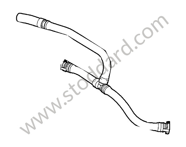 9A111334071 - PRESSURE LINE for Porsche 997 Turbo 10-13 &bull; 2012 &bull; 997 Turbo &bull; Cabrio &bull; Manual Gearbox, 6 Speed