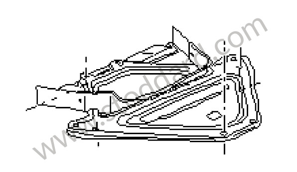 98733116105 - BRACKET for Porsche Boxster 987 05-08 &bull; 2007 &bull; Boxster 2.7 &bull; Cabrio &bull; Manual Gearbox, 5 Speed