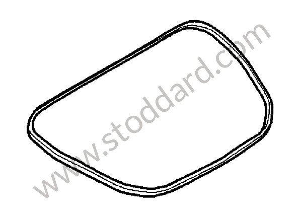 98751261103 - GASKET for Porsche Boxster 987 09-12 &bull; 2011 &bull; Boxster Spyder 3.4 &bull; Cabrio &bull; Manual Gearbox, 6 Speed