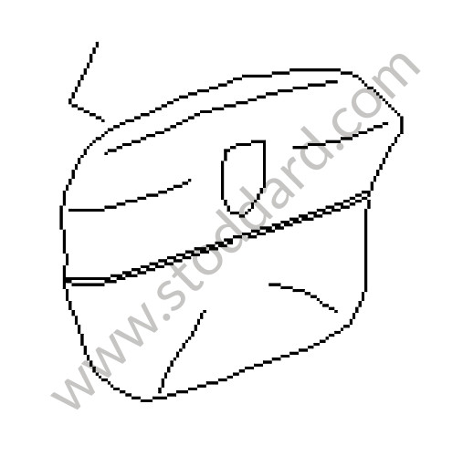 99680308909D11 - AIRBAG UNIT for Porsche Boxster 986 97-04 &bull; 2004 &bull; Boxster S 3.2 &bull; Cabrio &bull; Automatic Gearbox
