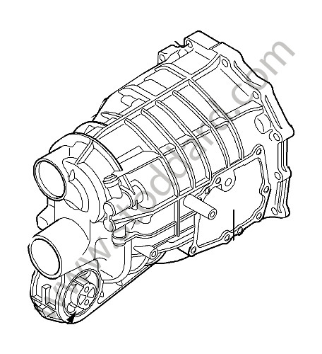 99730101300 - TRANSMISSION CASE for Porsche 997 05-08 &bull; 2005 &bull; 997 C2 &bull; Coupe &bull; Manual Gearbox, 6 Speed