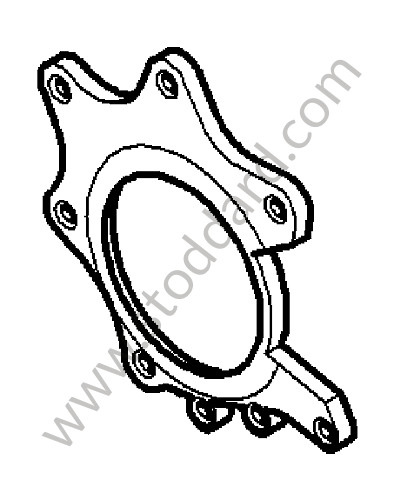 99730212100 - RETAINER PLATE for Porsche 997 05-08 &bull; 2005 &bull; 997 C2 &bull; Coupe &bull; Manual Gearbox, 6 Speed