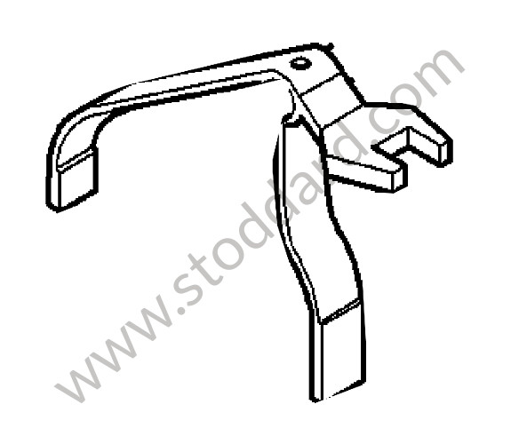99730311700 - SHIFT FORK for Porsche 997 05-08 &bull; 2008 &bull; 997 C4 &bull; Coupe &bull; Manual Gearbox, 6 Speed