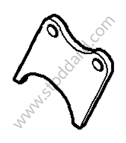 99730223600 - TAB WASHER for Porsche 997 05-08 &bull; 2006 &bull; 997 C2S &bull; Coupe &bull; Manual Gearbox, 6 Speed