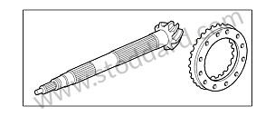 RING GEAR AND PINION SHAFT  (99730291131)