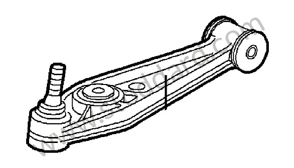 99734104298 - WISHBONE for Porsche 997 Turbo 10-13 &bull; 2011 &bull; 997 Gt2 Rs &bull; Coupe &bull; Manual Gearbox, 6 Speed
